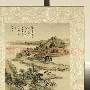 清.周鲲仿古山水(一)册仿赵令穰湖庄清.夏.中画|1幅|12.69 MB|高清下载