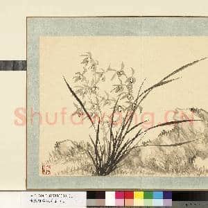 清.钱维城花卉册(二)册画|1幅|8.23 MB|高清下载