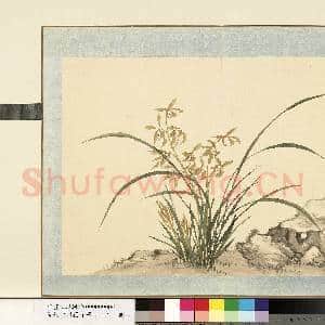 清.钱维城花卉册(二)册画|1幅|7.97 MB|高清下载