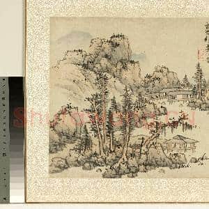 明.蓝瑛山水册画|1幅|13.11 MB|高清下载