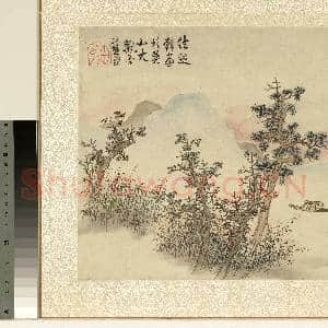 明.蓝瑛山水册法赵干画|1幅|12.78 MB|高清下载