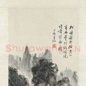 民国.黄宾虹黄山丹台轴.赠画|1幅|12.95 MB|高清下载