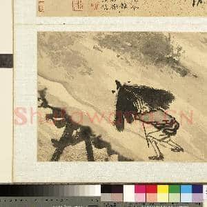 明.人写意人物倪元.璐题识册写意人物八.赠画|2幅|23.76 MB|高清下载