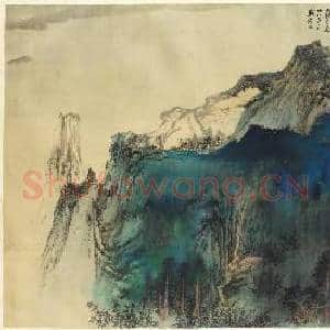 民国.张大千庐山图卷.赠画|12幅|155.81 MB|高清下载