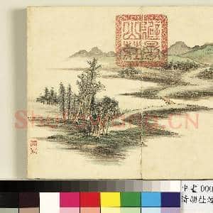 清.胡桂烟云罨秀册之一.中画|1幅|8.31 MB|高清下载