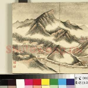 清.胡桂烟云罨秀册之六.中画|1幅|8.47 MB|高清下载