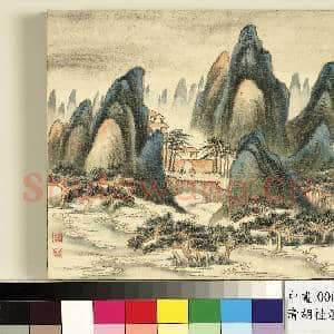 清.胡桂烟云罨秀册之七.中画|1幅|9.07 MB|高清下载
