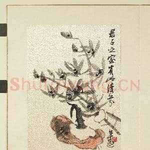 清.胡远山水花卉册芝兰.赠画|1幅|11.66 MB|高清下载