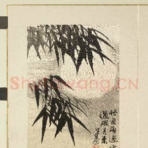 清.胡远山水花卉册竹窗月影.赠画|1幅|11.84 MB|高清下载