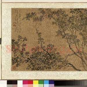 清.钱杜墨梅图册仿方从义法.赠画|1幅|13.67 MB|高清下载