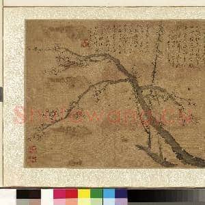清.钱杜墨梅图册西溪春影.赠画|1幅|12.57 MB|高清下载