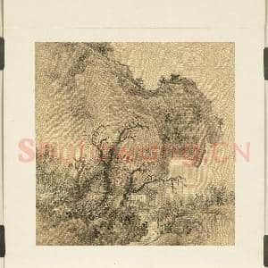 清.谢管樵山水册山水十.赠画|1幅|11.33 MB|高清下载