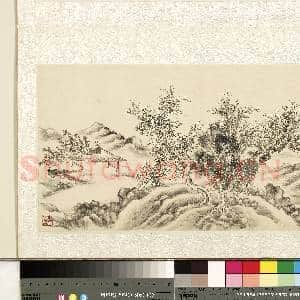 清.董邦达山水册峭石烟林.赠画|1幅|11.4 MB|高清下载