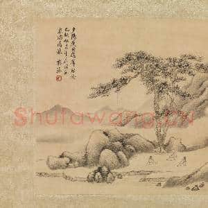 清.吴大澄山水二帧轴.赠画|3幅|36.63 MB|高清下载