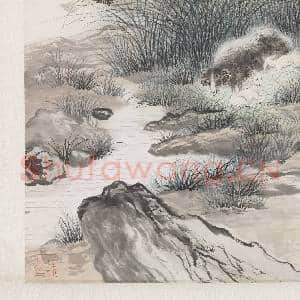 民国.张泽山羊图轴.赠画|5幅|60.11 MB|高清下载