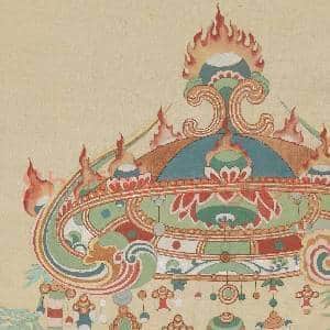 民国张大千番僧昂吉摹敦煌安西榆林窟第二十八窟唐菩萨立像 轴|6幅|73.93 MB|高清下载