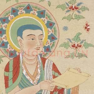 民国张大千番僧格朗摹敦煌安西榆林窟第二十二窟宋人画比丘像 轴|5幅|57.69 MB|高清下载