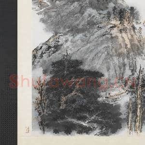 民国张大千山水 轴|4幅|46.64 MB|高清下载