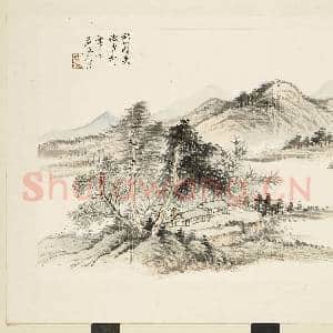 清顾澐山水 册 秋山晴爽|1幅|9.92 MB|高清下载
