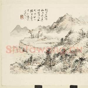 清顾澐山水 册 雨后秋林|1幅|10.23 MB|高清下载