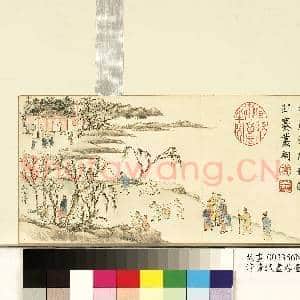 清黄钺画春台同乐 册 春社迎祥|1幅|9.3 MB|高清下载