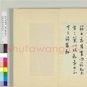 清王澍书积书岩帖(二十三)册 临王洽草书帖两种|1幅|11.44 MB|高清下载