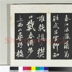 清三希堂法帖(十)册 宋苏轼渔父破子二首|2幅|20.83 MB|高清下载