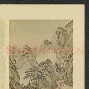 清佛延画油画山水图 册 山水(四）|1幅|11.7 MB|高清下载