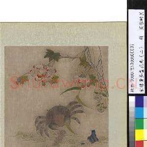 宋绣黄筌画花鸟(二)册 芙蓉螃蟹|1幅|12.09 MB|高清下载