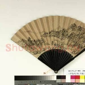 清永琰书乾隆御制题画诗五首福长安画山水 成扇|5幅|35.9 MB|高清下载
