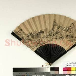 清永琰书乾隆御制题古瓷诗五首福长安画山水 成扇|5幅|36.42 MB|高清下载