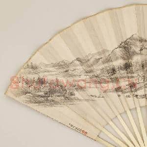 清乾隆御临董其昌仿苏轼帖董邦达画山水 成扇|9幅|92.19 MB|高清下载