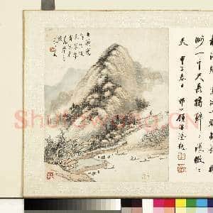 民国各家书画 册 顾湛澄画胡公寿书|3幅|29.75 MB|高清下载