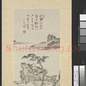 民国.溥儒空庭松鹤轴.赠画|1幅|13.48 MB|高清下载