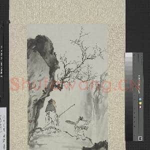 民国.溥儒蜡屐寻梅轴.赠画|1幅|13.03 MB|高清下载