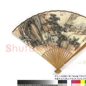 民国溥伒溥佺启功合作松风高士陈时利录干嘉四书画家诗 成扇|5幅|19.58 MB|高清下载