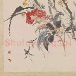 民国陈树人高剑父等合作花卉 轴|9幅|73.32 MB|高清下载