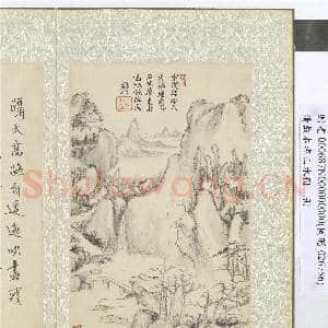 清戴本孝山水册 册 (十)|2幅|26.84 MB|高清下载