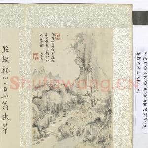 清戴本孝山水册 册 (十一)|2幅|27.05 MB|高清下载