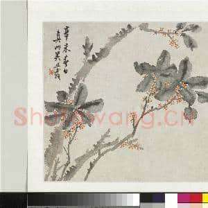 清吴熙载花卉册 册 桂花|1幅|9.25 MB|高清下载