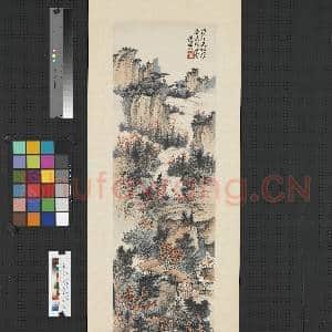 民国萧愻碧涧白云 轴|1幅|7.94 MB|高清下载