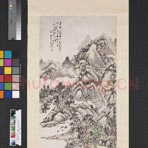清秦祖永秋山图 轴|1幅|9.77 MB|高清下载