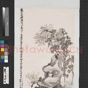 民国黄山寿王震合作菊石 轴|1幅|7.62 MB|高清下载