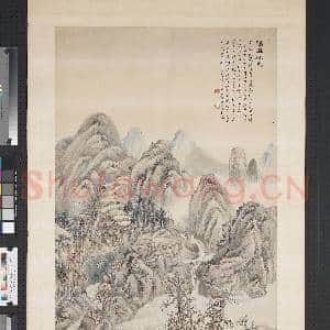 清陆恢隔溪秋色 轴|1幅|9.02 MB|高清下载