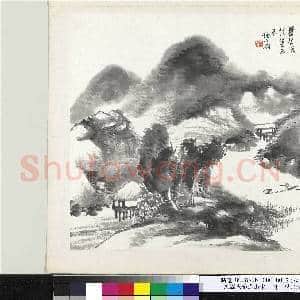 清杨伯润山水 册 学米须从董元来|1幅|9.7 MB|高清下载