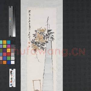 民国吴昌硕菊 轴|1幅|7.09 MB|高清下载
