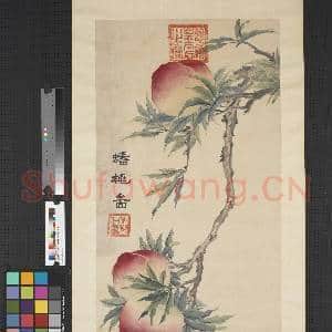 清慈禧蟠桃图 轴|1幅|10.17 MB|高清下载