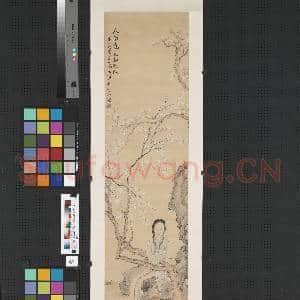 清冯箕仕女四屛 轴 人面桃花|1幅|8.65 MB|高清下载