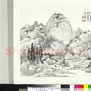 民国张克龢山水册 册 仿巨然山水|1幅|9.01 MB|高清下载