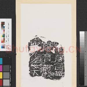 汉刻石年三月一日无阳育阳既□少死在此下等残字墨拓本 轴|1幅|9.12 MB|高清下载